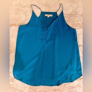 LOFT Teal Blue Tank Top